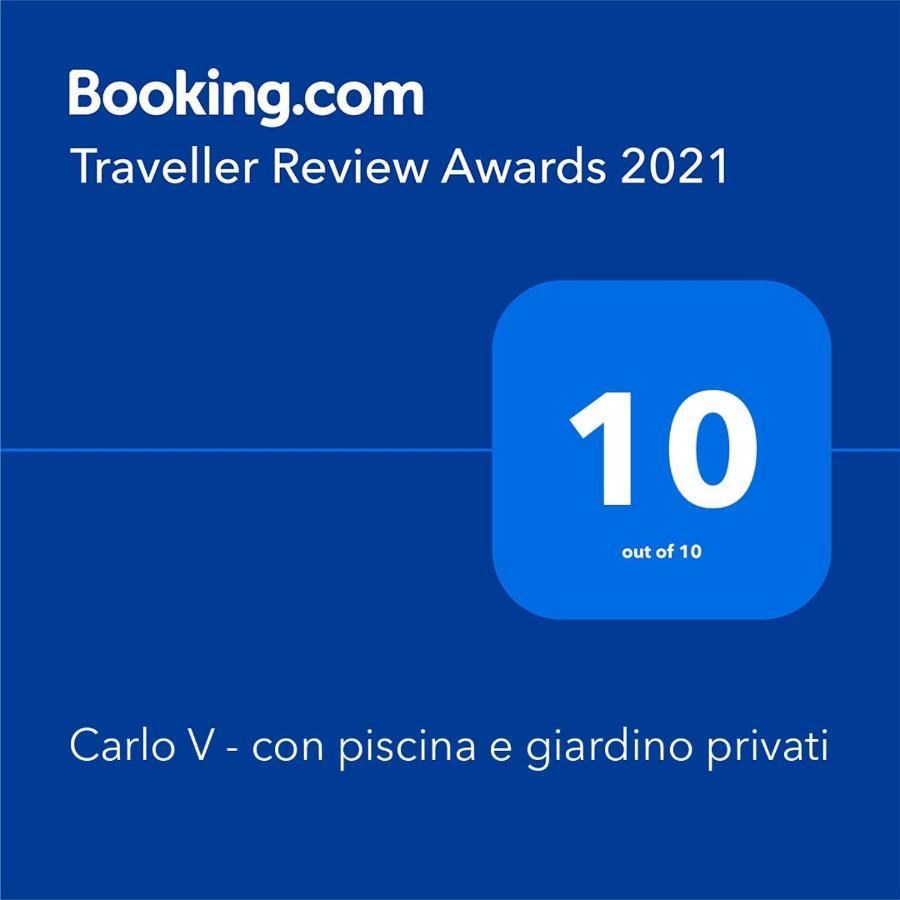 Carlo V - Con Piscina E Giardino Privati Apartment Lecce Luaran gambar